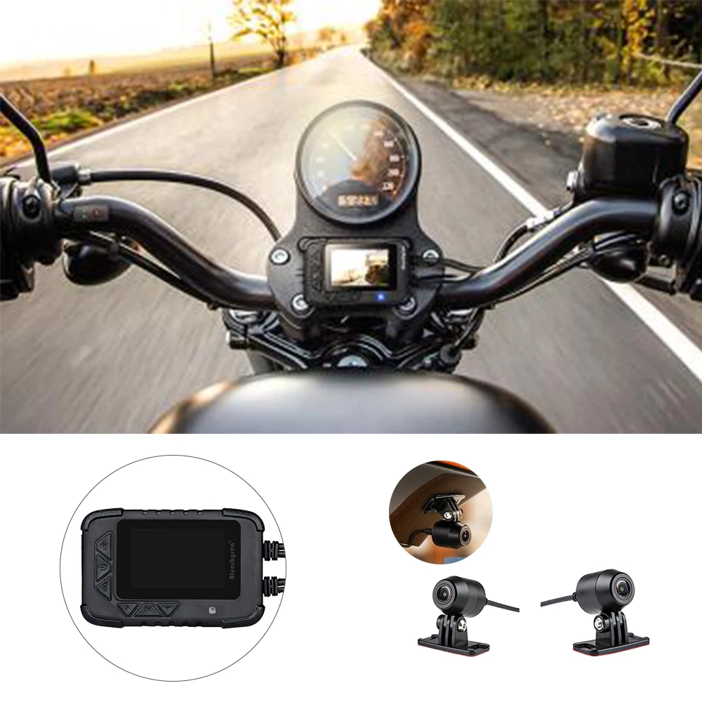 Blueskysea Dv688 Motorcycle Dual Fhd Cameras 1080p Sports Camera