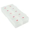 Empty Plastic Nail Art Tips Storage Box Case 500tips NT029
