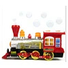 Christmas gifts plastic electric battery operated classical model bubble toy train