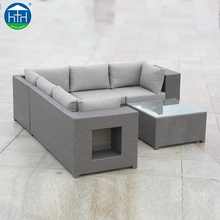 Corner Furniture Outdoor Wicker Sofa Rattan Furniture Outdoor Garden