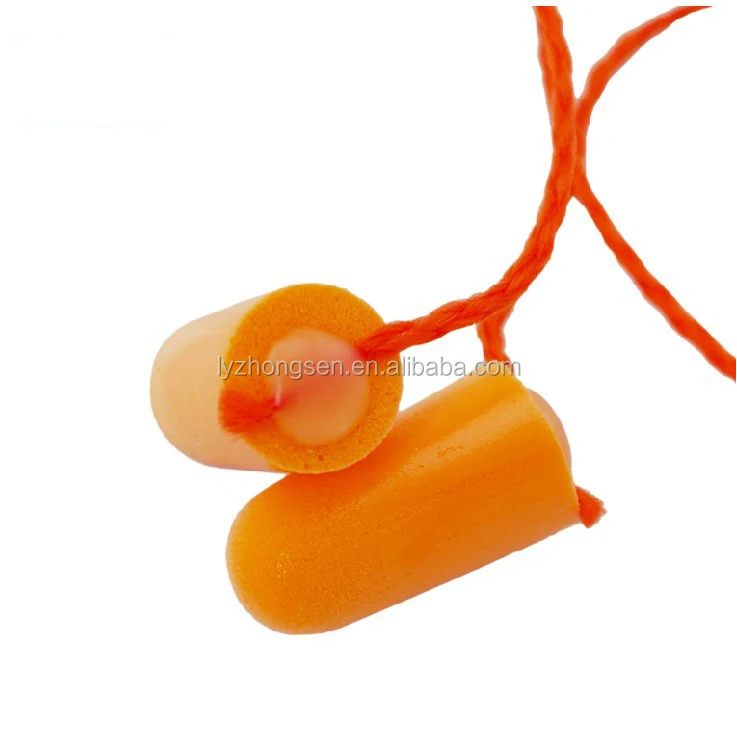 Bullet Ear Plugs With String Corded Foam Ear Plugs,Hearing Protection Corded Foam Earplugs Buy