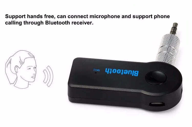 Portable mini wholesale car kit transmitter bluetooth receiver