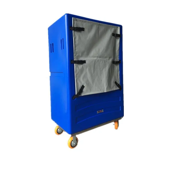 
Best-selling laundry equipment-laundry cage trolley for lien collecting by rotomoulding process with long life 