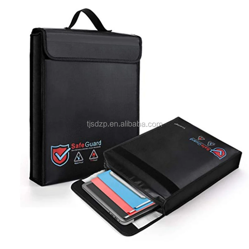 Safe Bag Large Charging RC Battery Fireproof Storage  Fireproof Document Most Effective Premium Fire Water Resistant Document