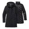 Newest style womens comfortable 3 in 1 jacket- insulated,windproof full length winter down parka coat