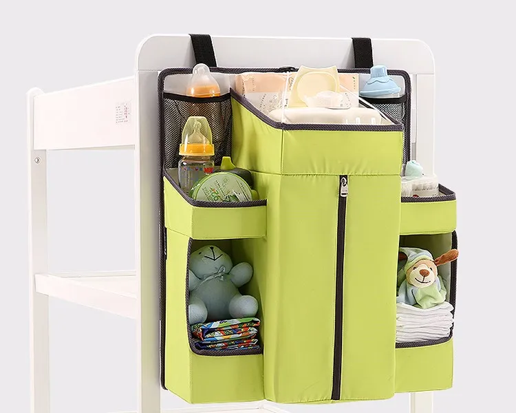 Multifunctional Nursery Diaper Hanging Organizer Hanging Diaper ...