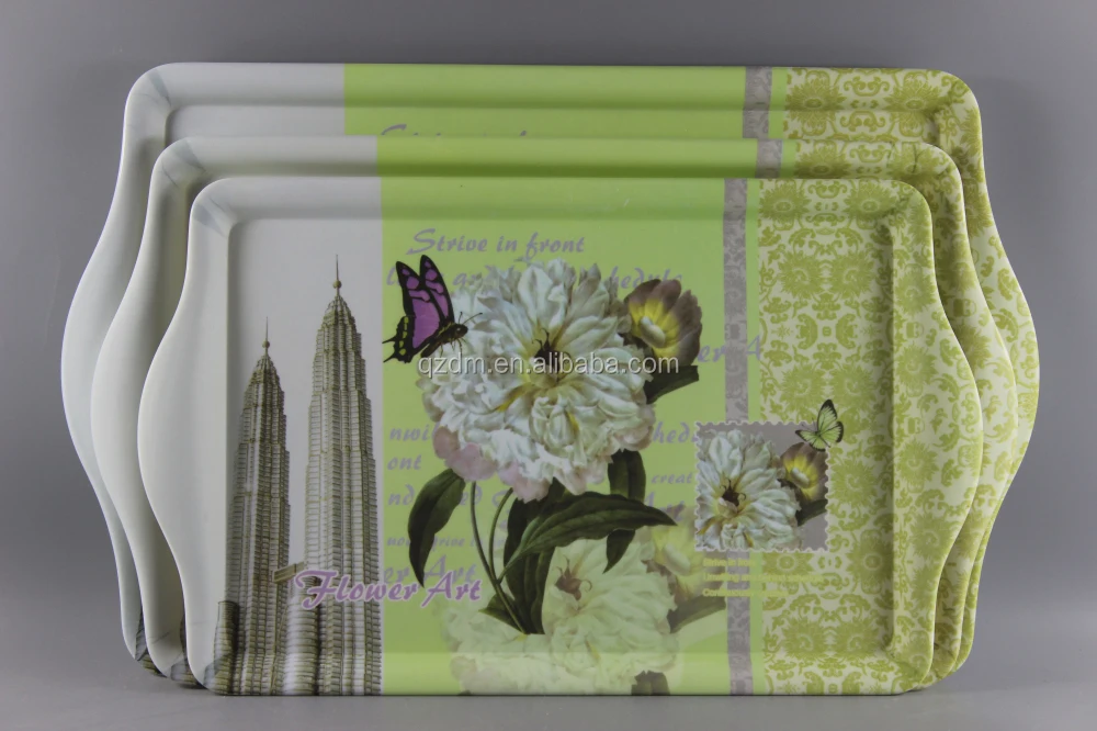 Nail Polish Face Melamine Tray Set