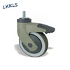 Medical Caster for Hospital Bed ABS Cover TPR Caster Wheel with Brakes