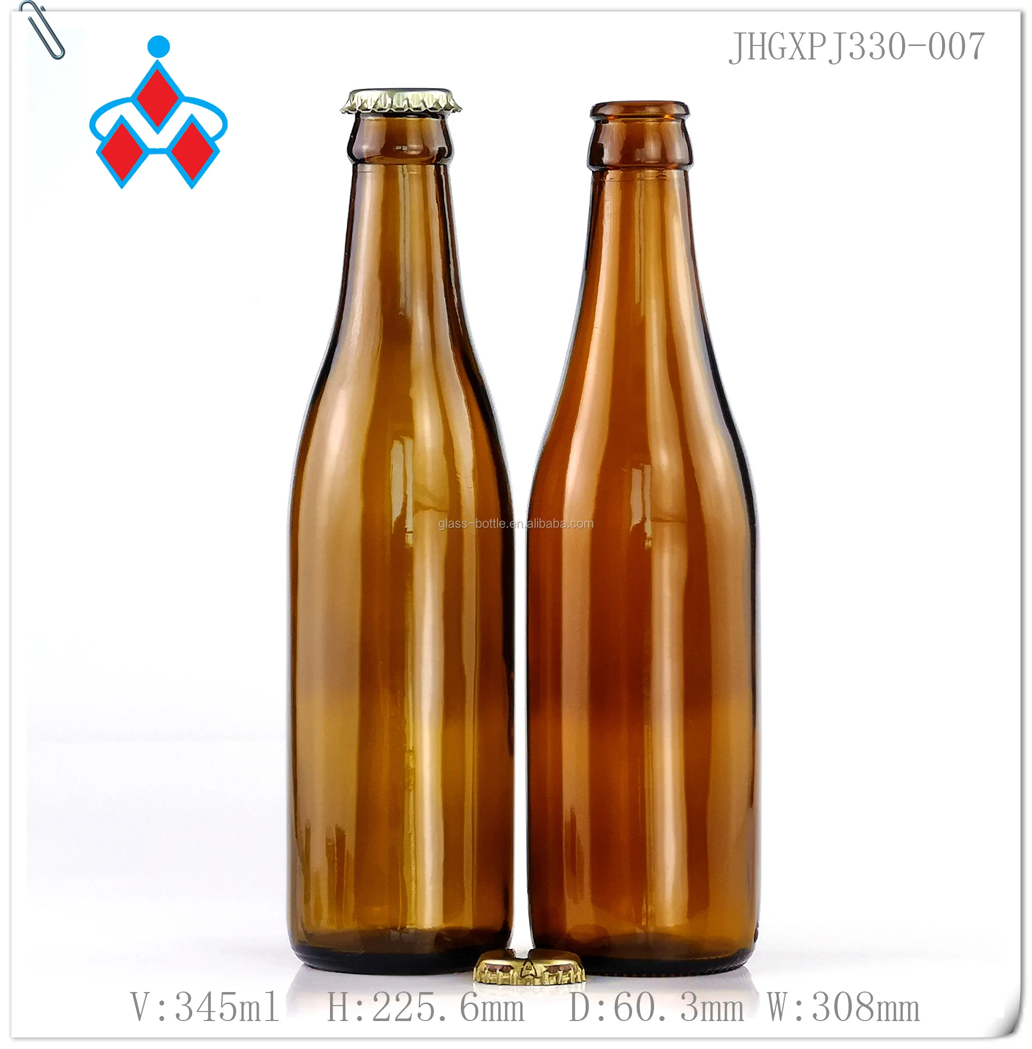 ONWAAR Gepolijst Voetganger 330 Ml Exporteren Hoge Kwaliteit Drank Duits Bier Glas Bier Fles Fabrikant  - Buy Voorraad Custom Made Fabriek Vervaardigd Food Grade Koude Brouwsel  Amber Bier Glazen Fles,Populaire Drank Met Deksel Drinken Amber