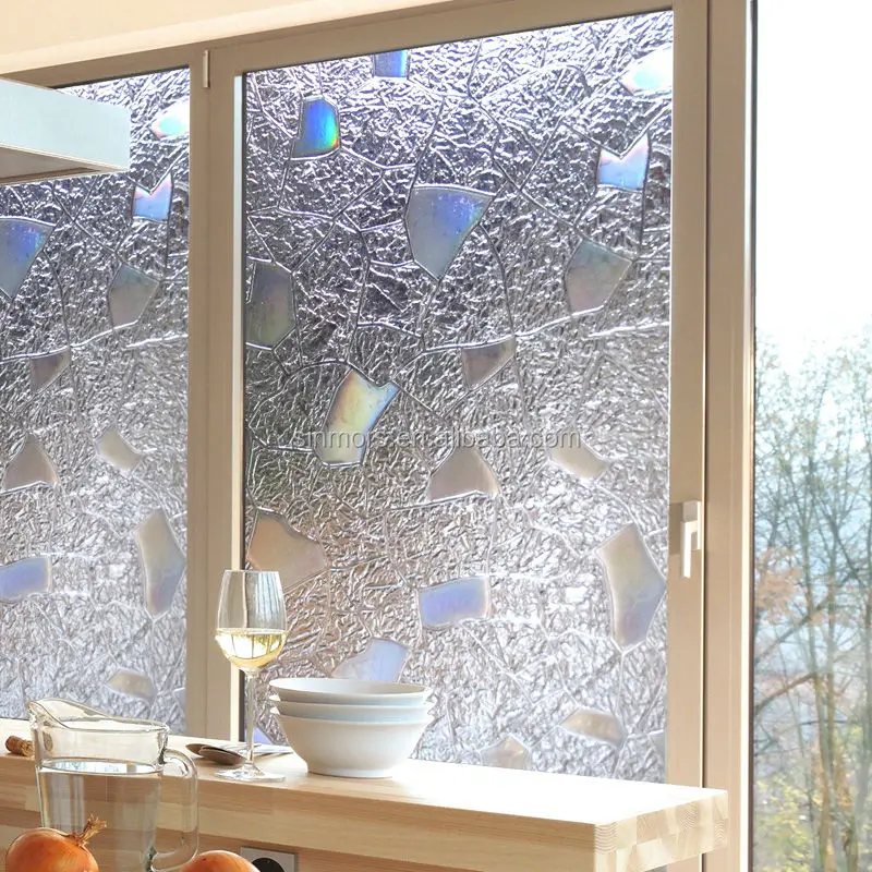 Removable Bathroom Window Sticker,Static Window Film 