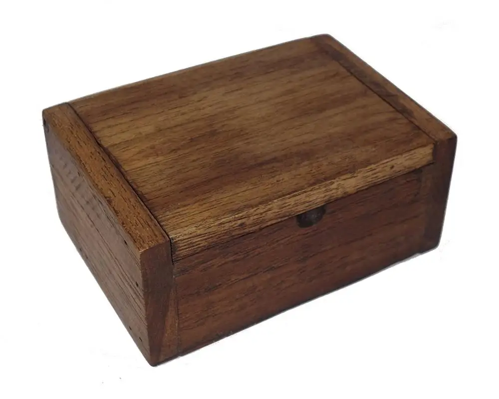 木制礼品盒天然柚木首饰盒名片盒