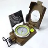 Military Compass Outdoor Camping Equipment 4074,Clinometer Compass with Glass and Paper box packaging