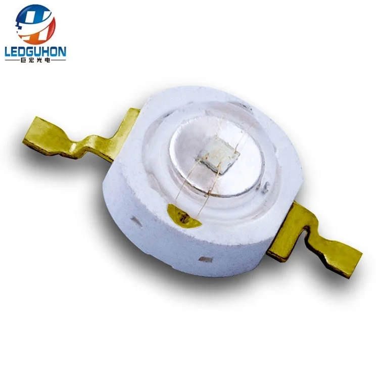Gold-plated frame high power 3W UV 365nm led diodes