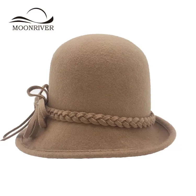 High Quality Wool Felt Church Hats Cloche Hat Women Hat