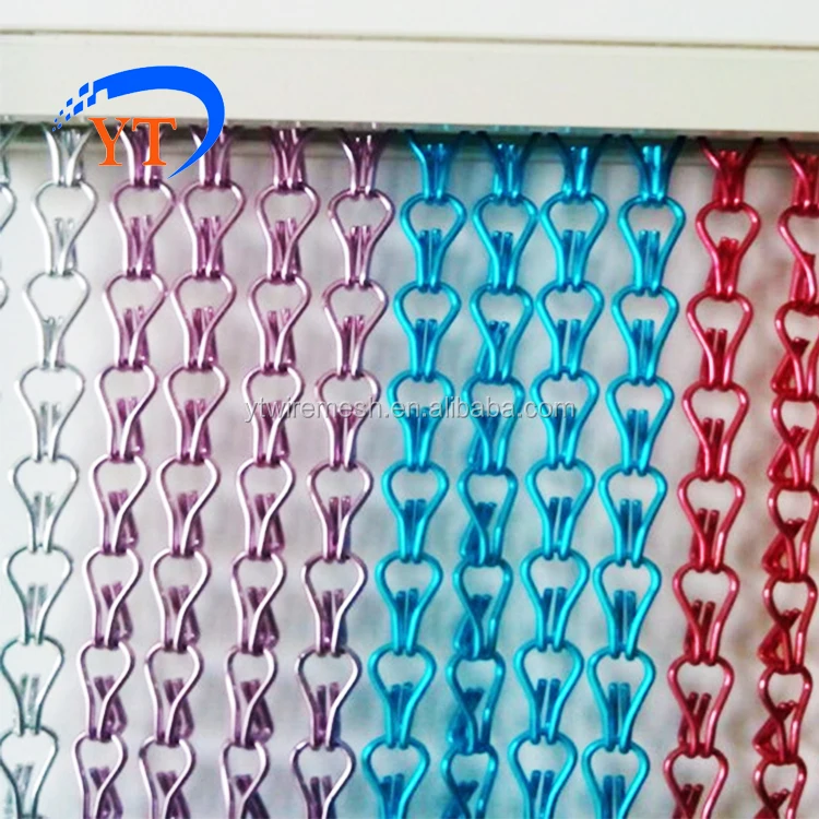 chain link door blinds