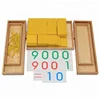 Montessori Math Materials Bead Bars for Ten Board with Box for Early Mathematics For Kids Preschool Learning Toy