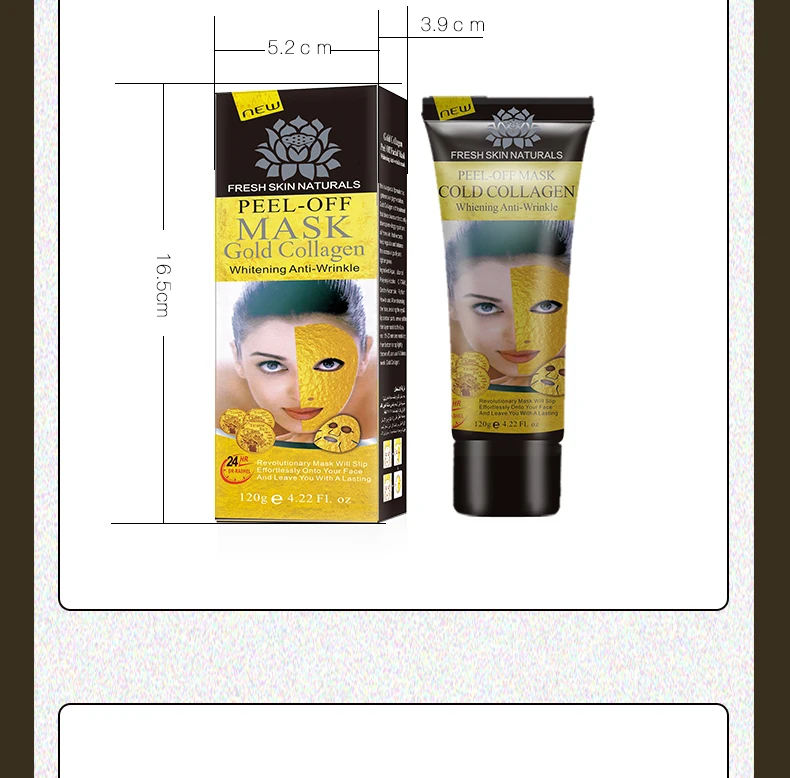 Blackhead Private Label Anti-aging Lifting Gold Face Mask