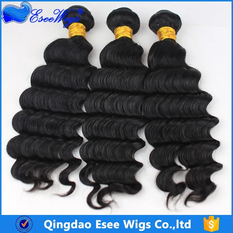 Best Quality Full Cuticles 8A Grade Unprocessed Raw Brazilian Human Hair Weave Deepwave Human Hair Bundles 