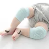 2018 Wholesale Baby Crawling Anti-Slip silicone knitted baby arm elbow knee sleeve pads for daily protection