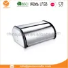 Stainless Steel Silver Roll Top Bread Bin Kitchen Food Loaf Storage Box