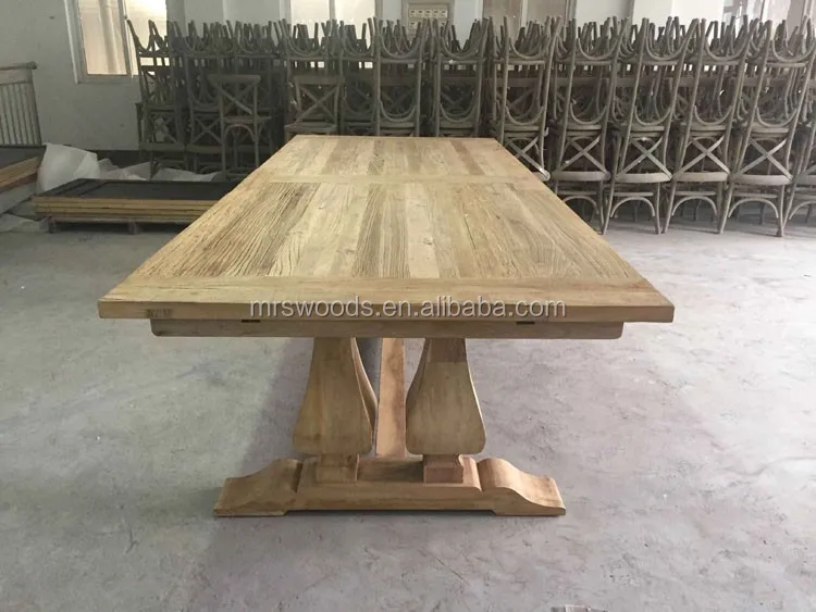 Mrs Woods Reclaimed Wood Dining Table 380cm Long Large Farm Reclaimed