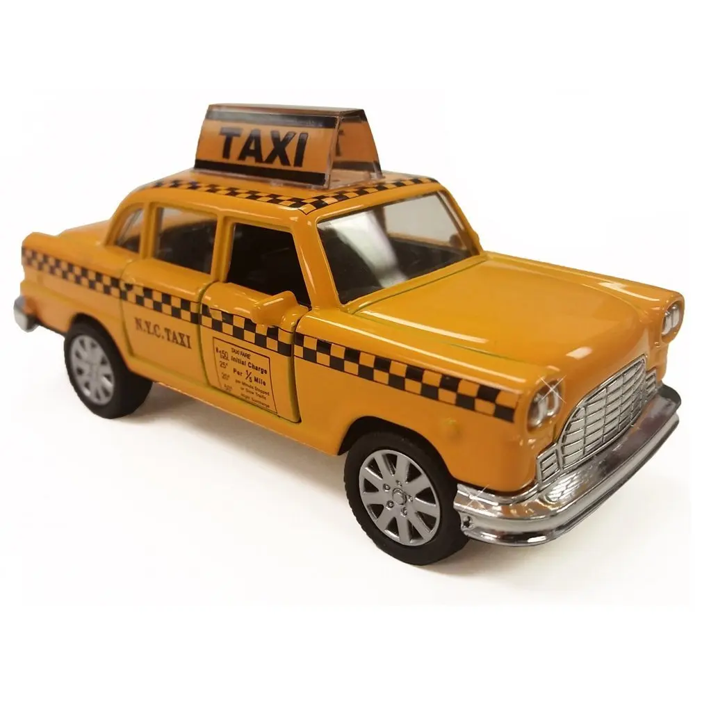 yellow taxi toy