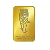 Wholesale low price business gifts custom brass metal embossed eagle gold gold plated 10 ounces of pure gold bars
