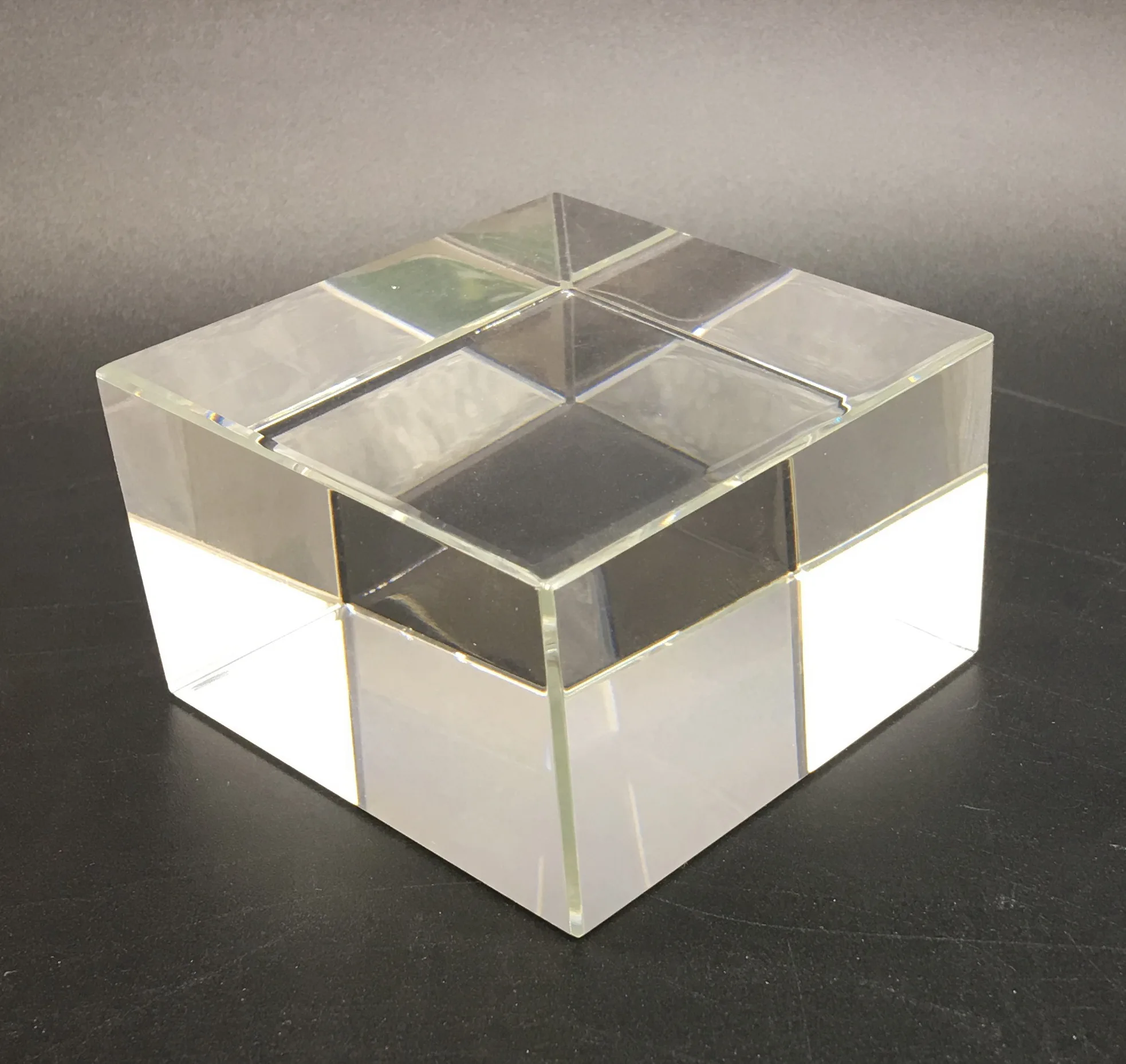 Transparent Decorative Crystal Logo Acrylic Block Clear Solid Buy