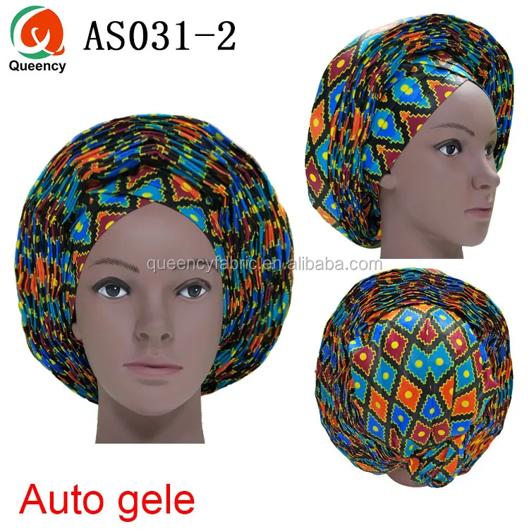 Wrap Head Auto Gele With Ankara