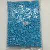 super shining big size 8mm capri blue AB plastic half round pearl for mobile phone cover