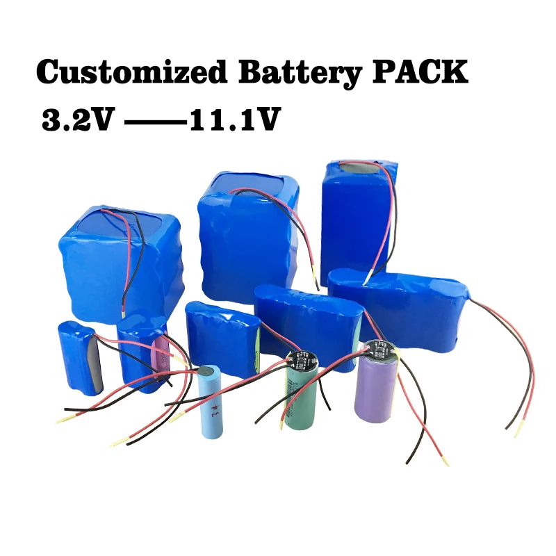 3.2V 3.7V 6.4V 7.4V 11.1V Customized Lithium Battery Street Light Lawn Lamp Electric Tools Electric Toys Medical Device Battery