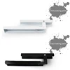 New Foldable White Stretch Shelf Rack For Microwave Oven Wall Mount Bracket