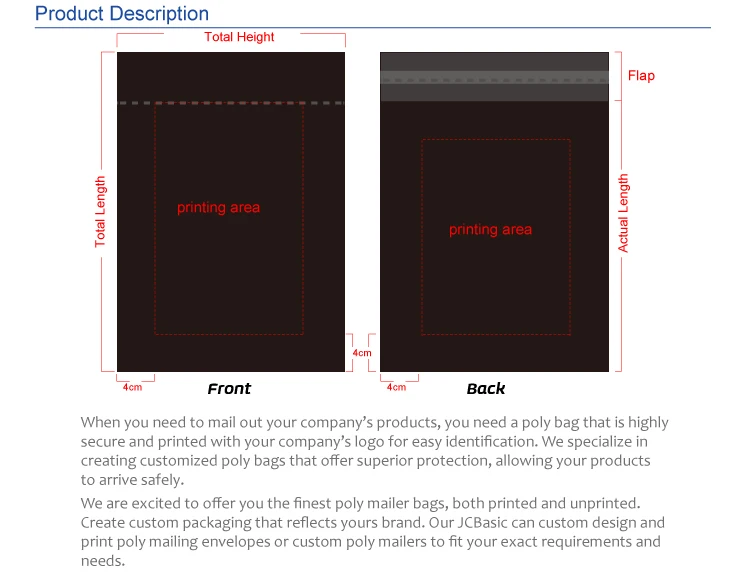 custom poly mailer 