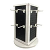 Rotating custom counter top pos tabletop hook displayer stand with spin