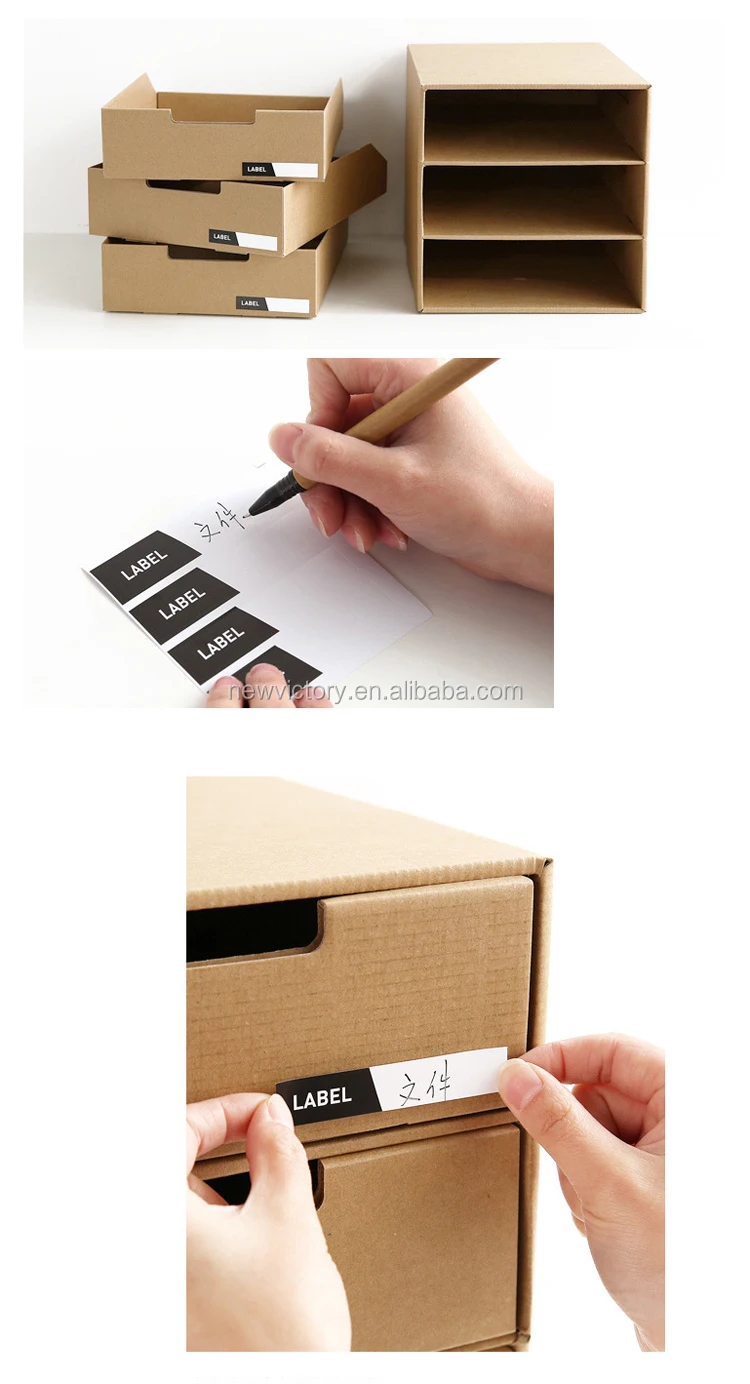 Modern Design Elegant Shape Office File Organizer Buy Drawer Sliding