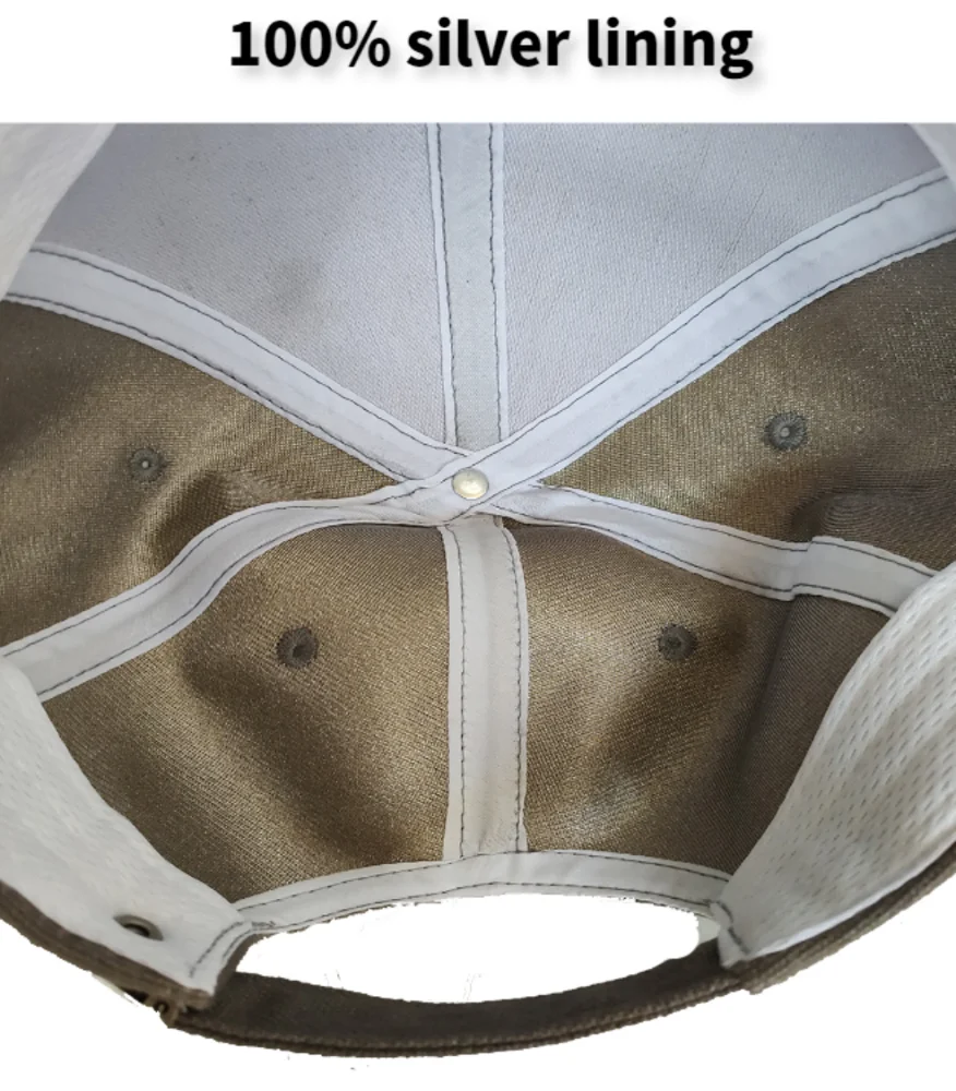 Taille personnalisée anti-rayonnement casquette de baseball
