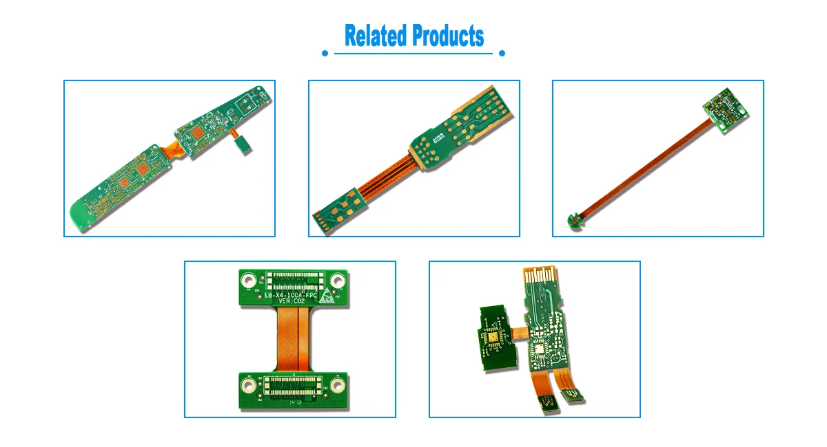 FR4 Rigid - flex PCB Printed Circuit Board FPC Co<em></em>nnector Assembly