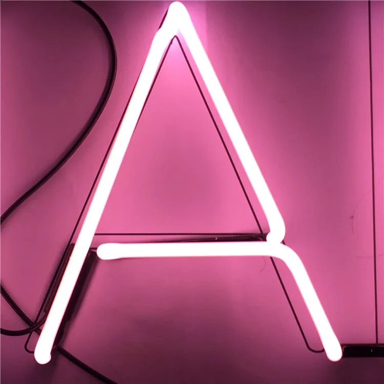 Promotional Waterproof Led Neon Sign Letters Wall Vintage Small Signs
