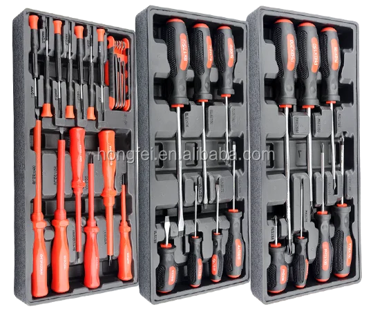 Hongfei Double Wall Steel Tool Cabinet with Tool Kit Set