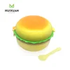 PP plastic reusable meal prep lockable food storage box