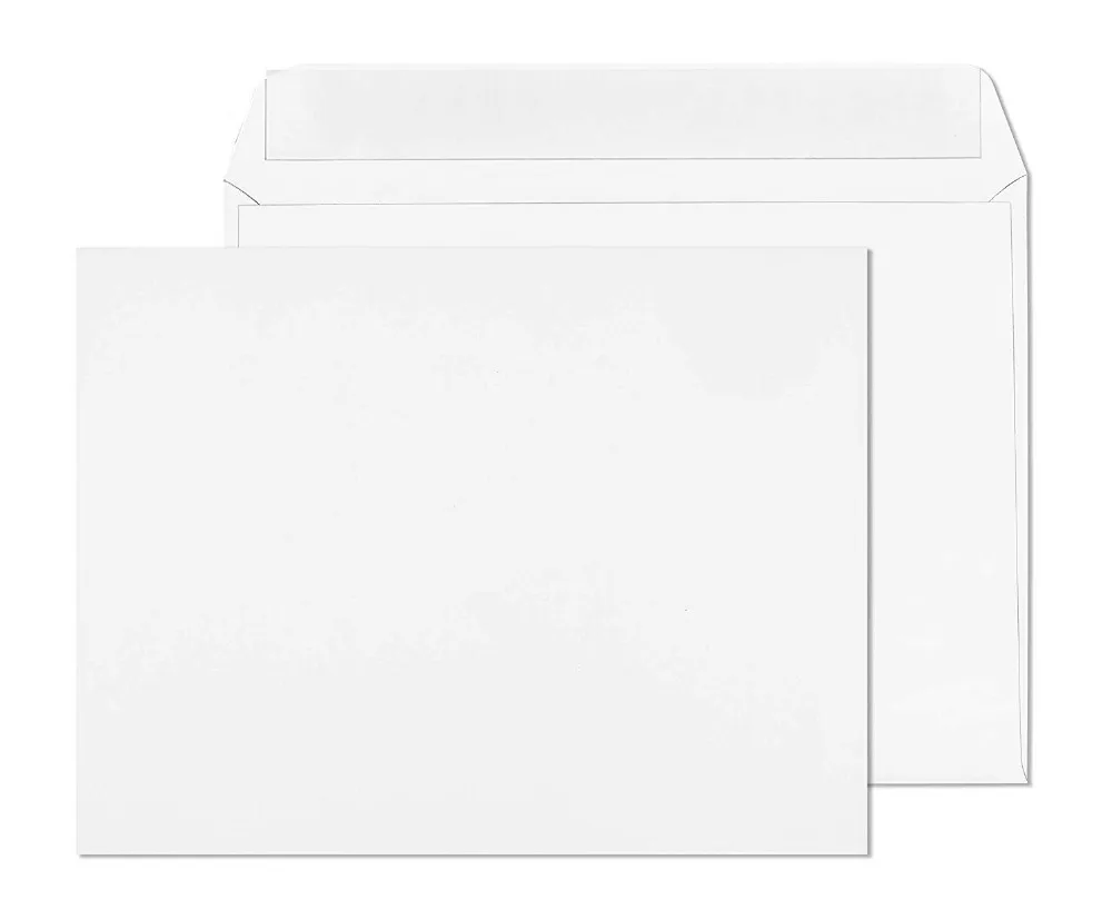 Envelopes Large Peel And Seal White Business Envelopes With Open Side ...