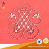 hand made wrought iron rosettes forged flower panel for fence decoration