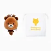 SUPERCUTE custom animal children bag bear, 3D kids plush teddy bear school bag