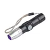 led uv 365nm currency detector usb rechargeable high power ultra violet flashlight
