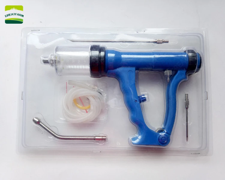 GREAT FARM Veterinary Injection Syringe Gun Easy to Operate Injection ...