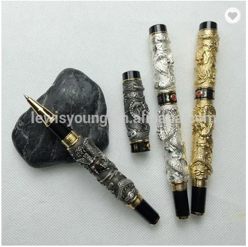 Jinhao Vintage Luxurious Metal Fountain Pen Beautiful Dragon 