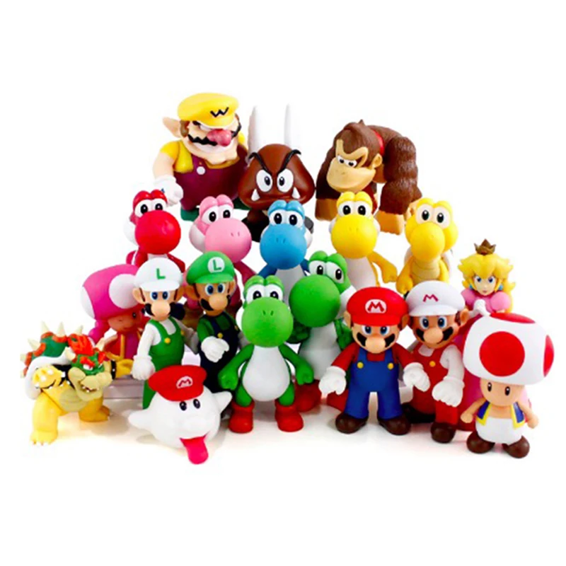 Wholesale Super Mario Figurines- 4- 5 Assortments MULTICOLOR