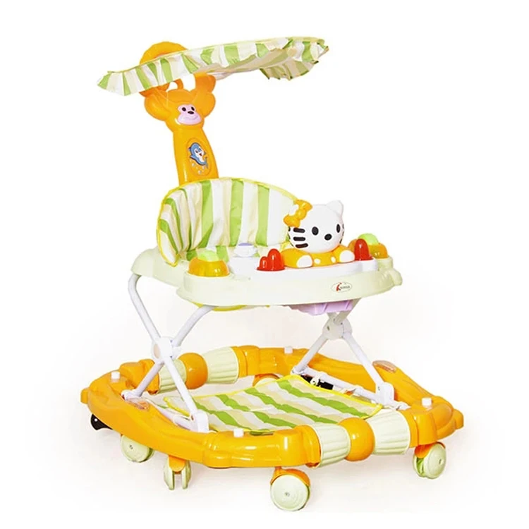 Cheap Rolling Baby Walker Wholesale Music Plastic Baby Walkers For