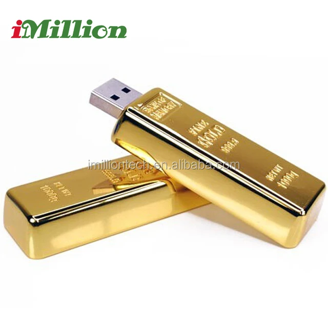Oem Logo Gold Bar Usb Flash Drive,Bulk Cheap Glod Thumb Drive2gb 4gb