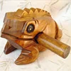 Thailand folk traditional small crafts natural color Lucky frog